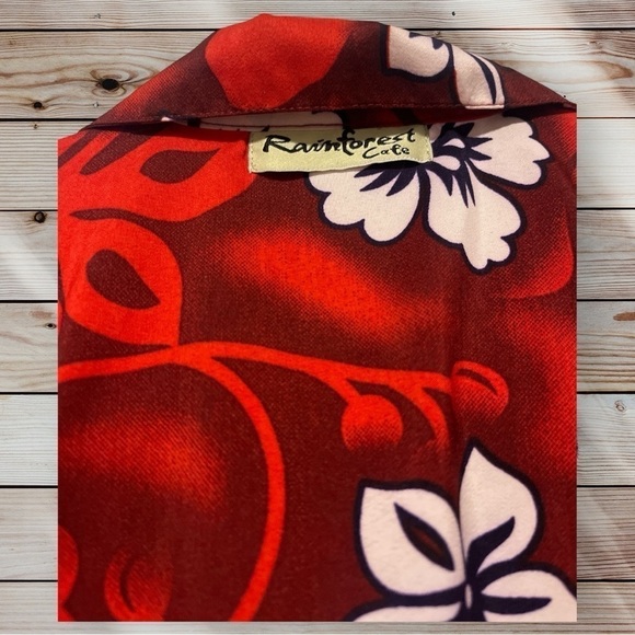 YOUTH BOY'S XL RAINFOREST CAFE HAWAIIAN SHIRT - Picture 3 of 4